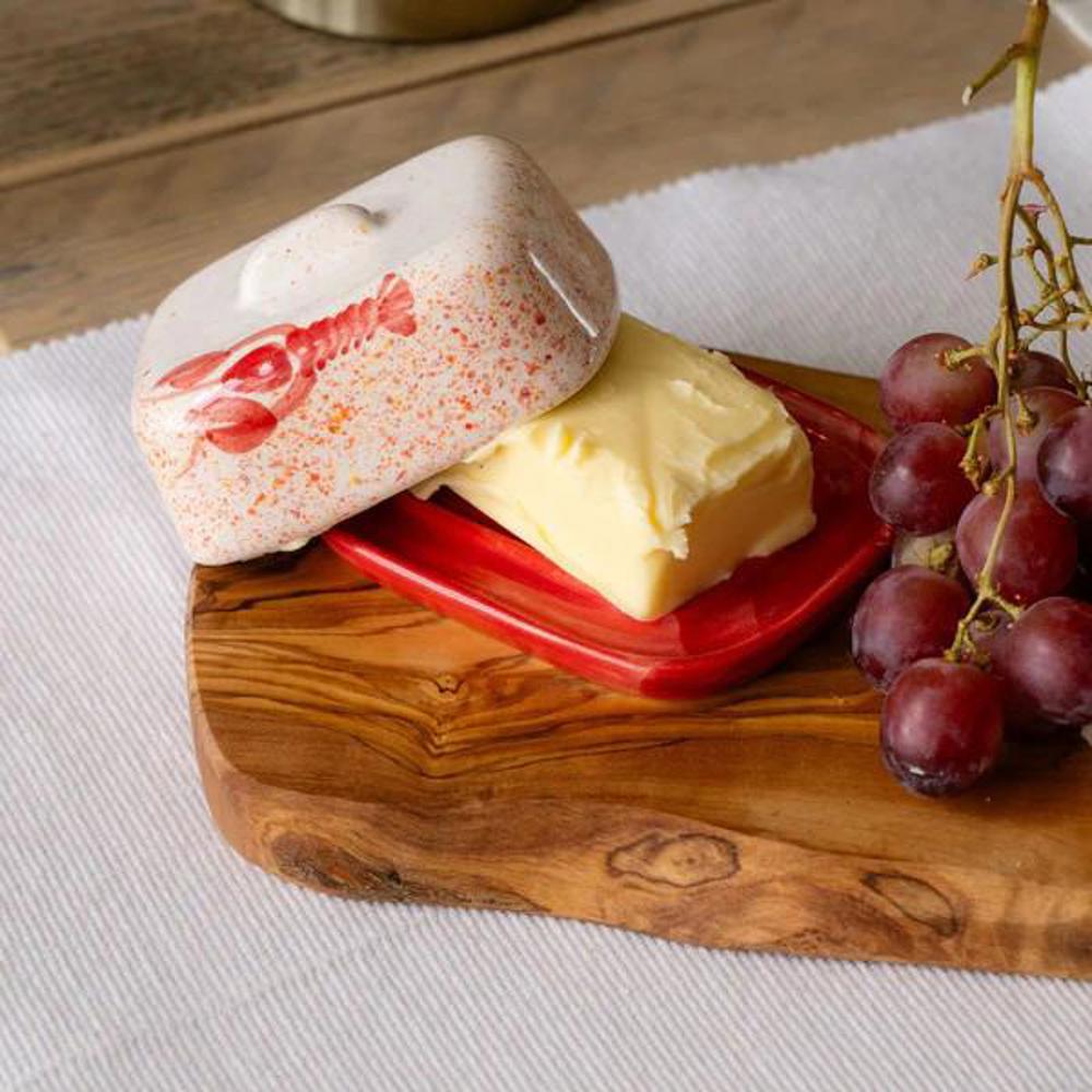 Selbrae House Mini Ceramic Butter Dish Red Lobster